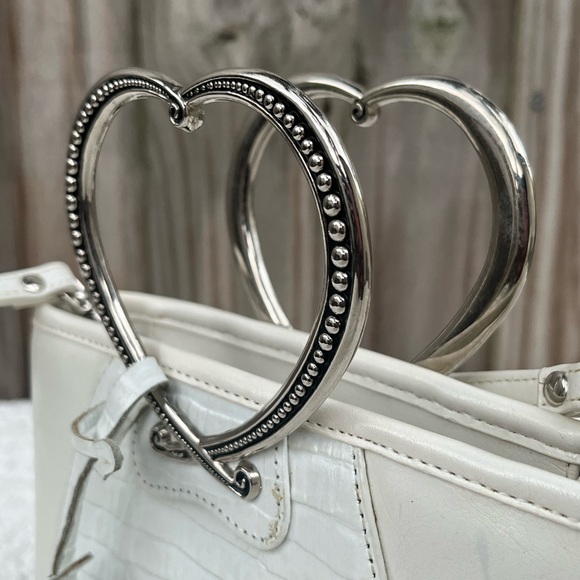 WHITE LEATHER BAG - Picture 2 of 7